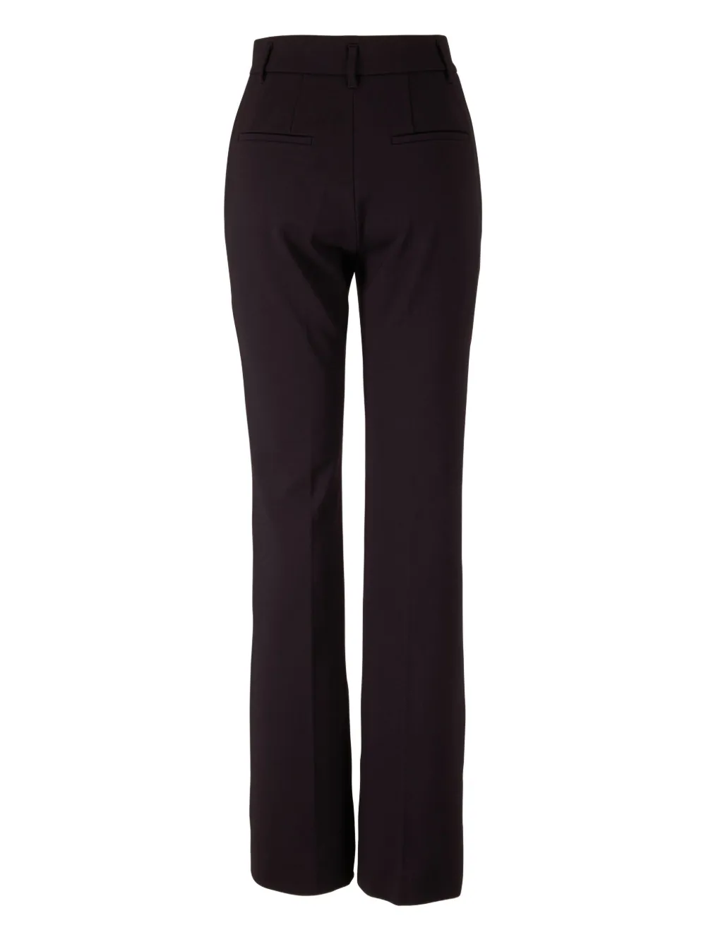 Dorothee Schumacher Flared-leg Stretch-jersey Trousers In Black