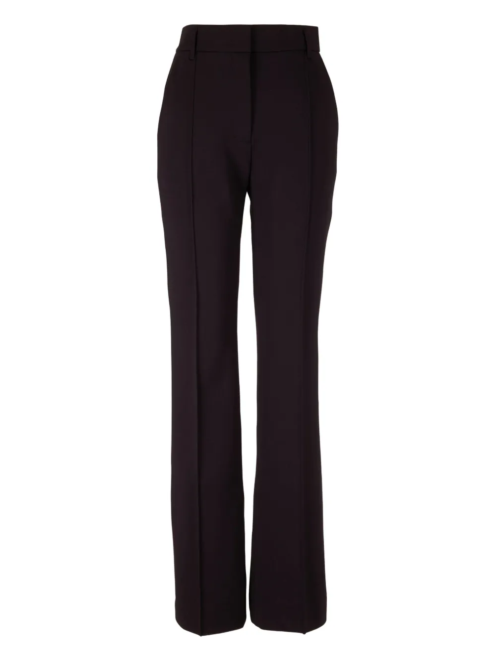 Dorothee Schumacher Flared-leg Stretch-jersey Trousers In Black