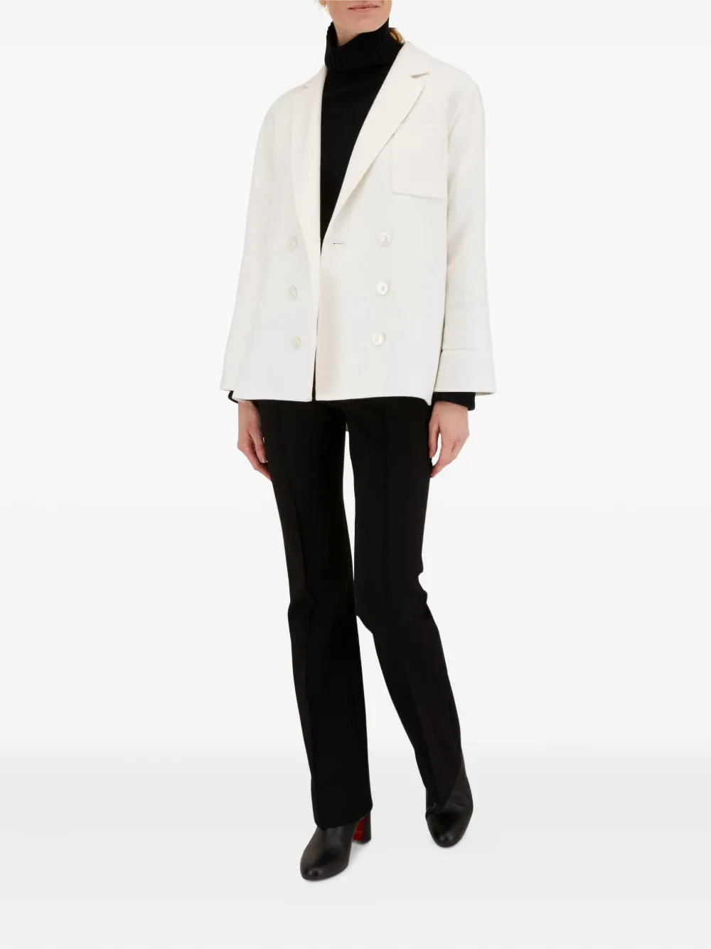 Dorothee Schumacher flared trousers - Zwart
