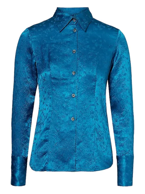 Song For The Mute camisa con acabado fruncido