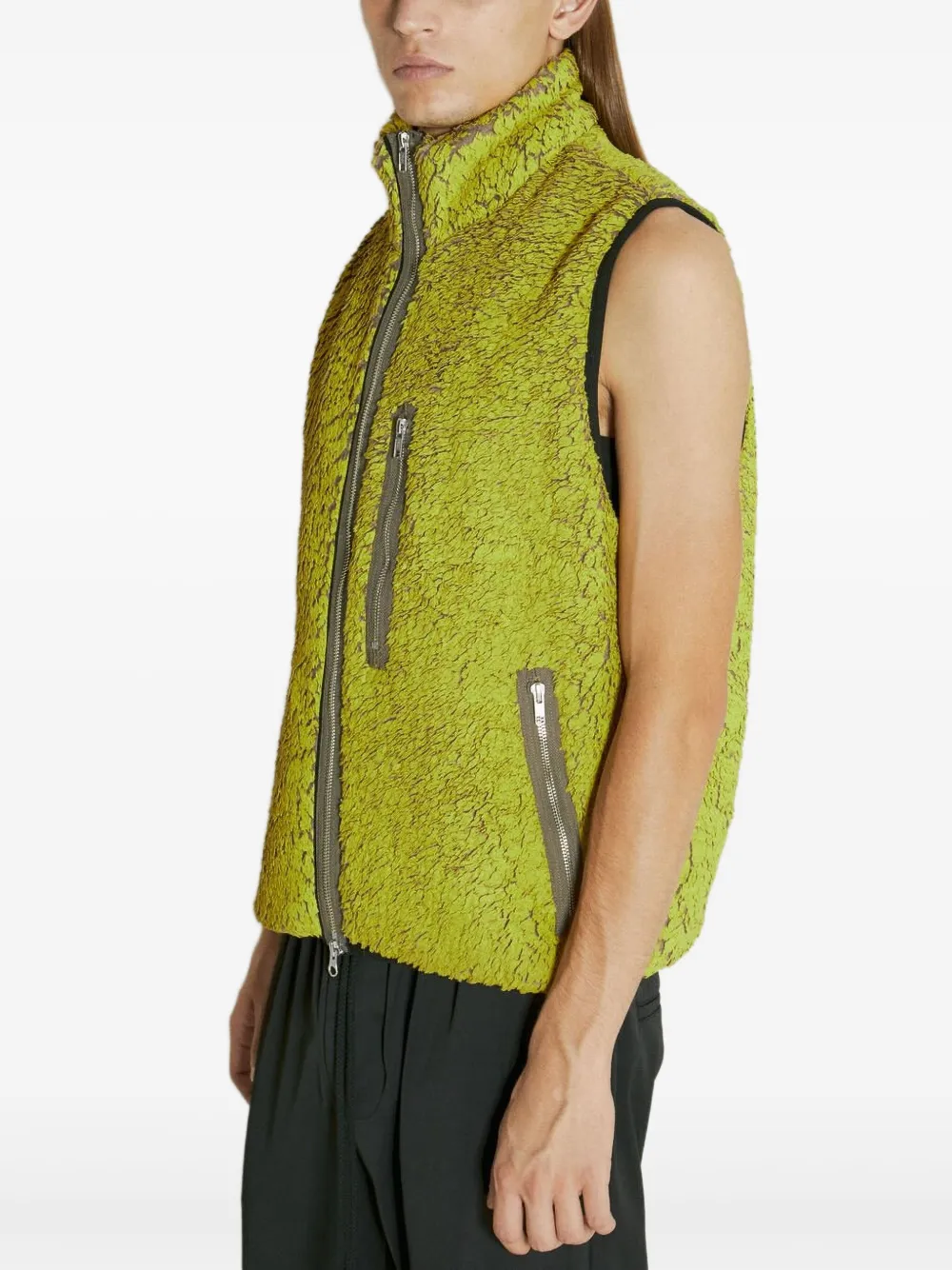 Song For The Mute Bodywarmer van imitatiebont Geel