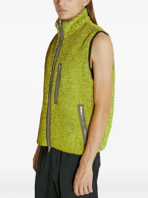 Song For The Mute faux-fur gilet