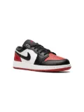 Jordan Kids Air Jordan 1 Low ""Bred Toe"" sneakers - White