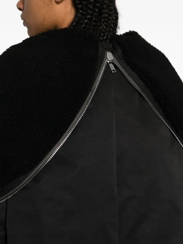 Rick Owens Alice Gauntlet Down Coat | Black | FARFETCH