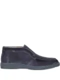 Santoni suede slip-on boots - Blue