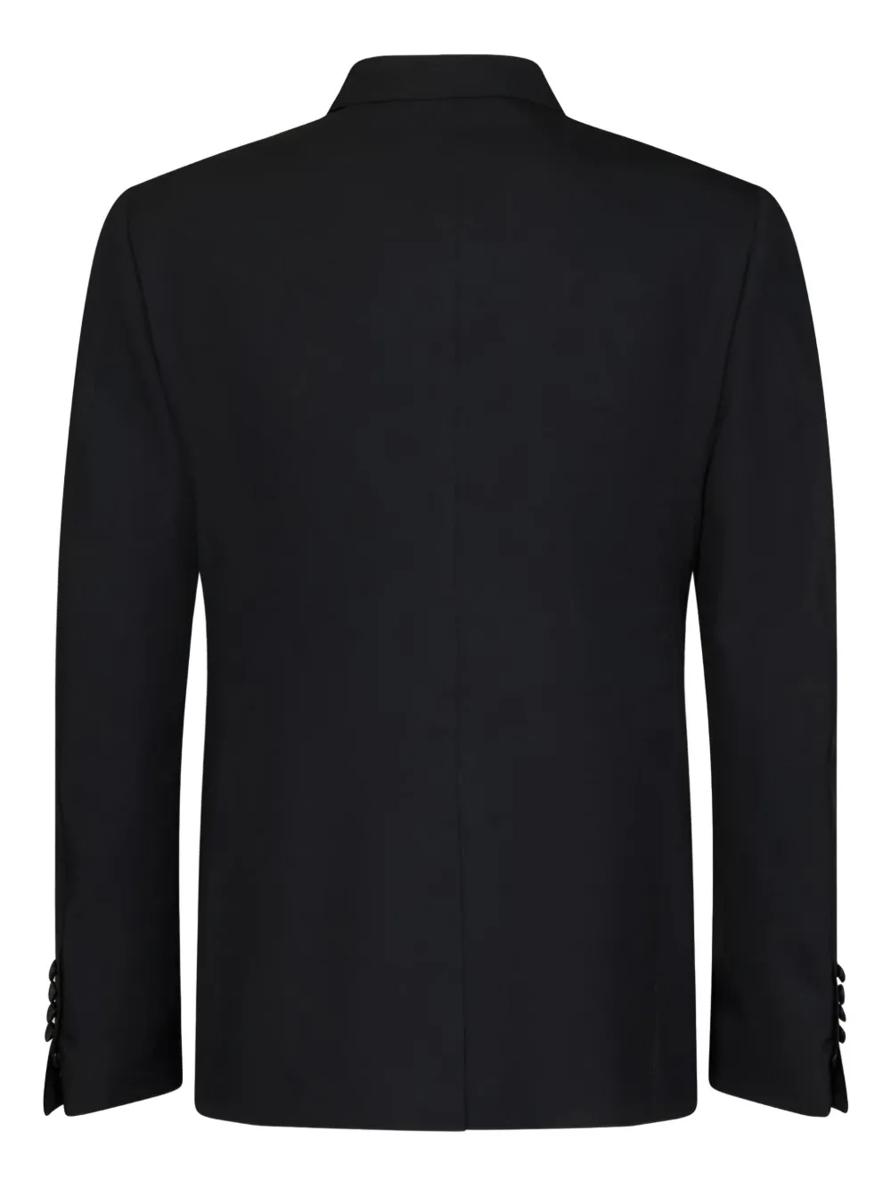 Tom Ford Silk-lapel Single-breasted Wool Jacket In Black