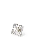 Off-White Arrow stud single earring - Silver