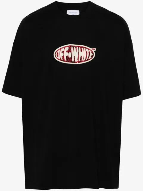 Off-White logo-print cotton T-shirt