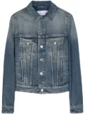 Off-White distressed denim jacket - Blue