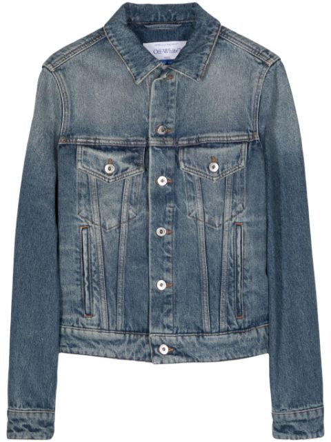 Off-White distressed denim jacket Women