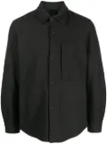 Transit mélange-effect wool shirt - Grey