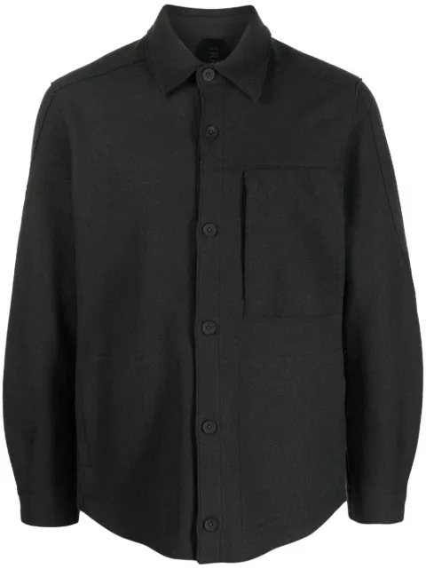 Transit mélange-effect wool shirt