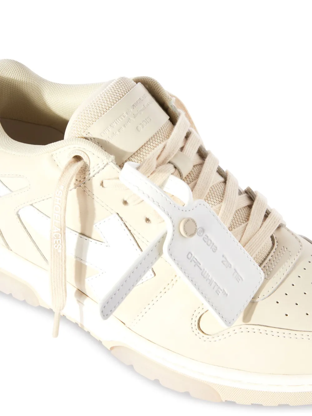 Shop Off-white Out Of Office Lace-up Sneakers In Neutrals