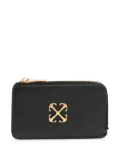 Off-White Jitney leather wallet - Black