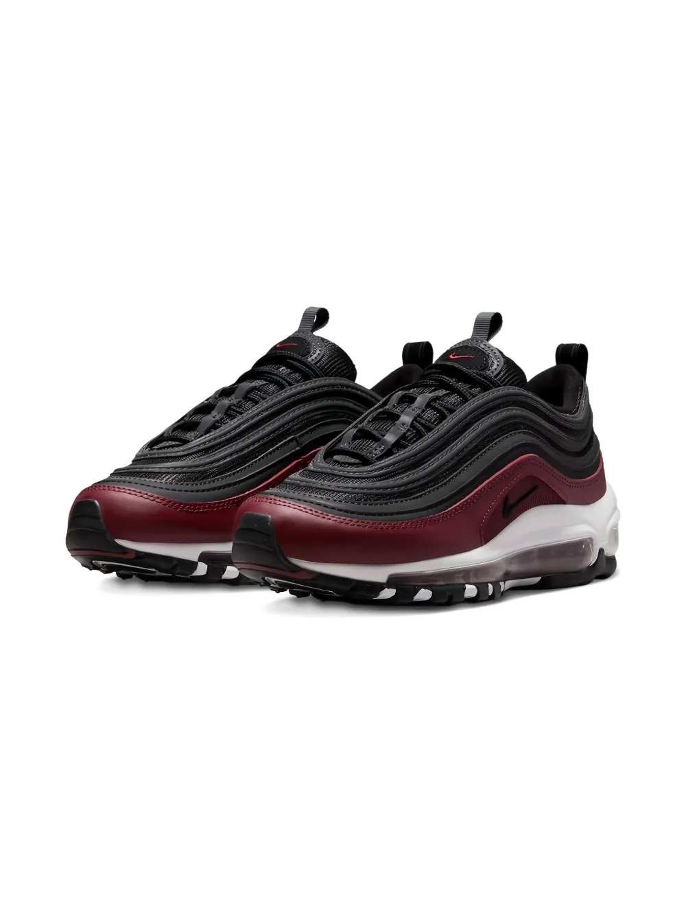 Nike Kids Air Max 97 "Anthracite Team Red" sneakers Black