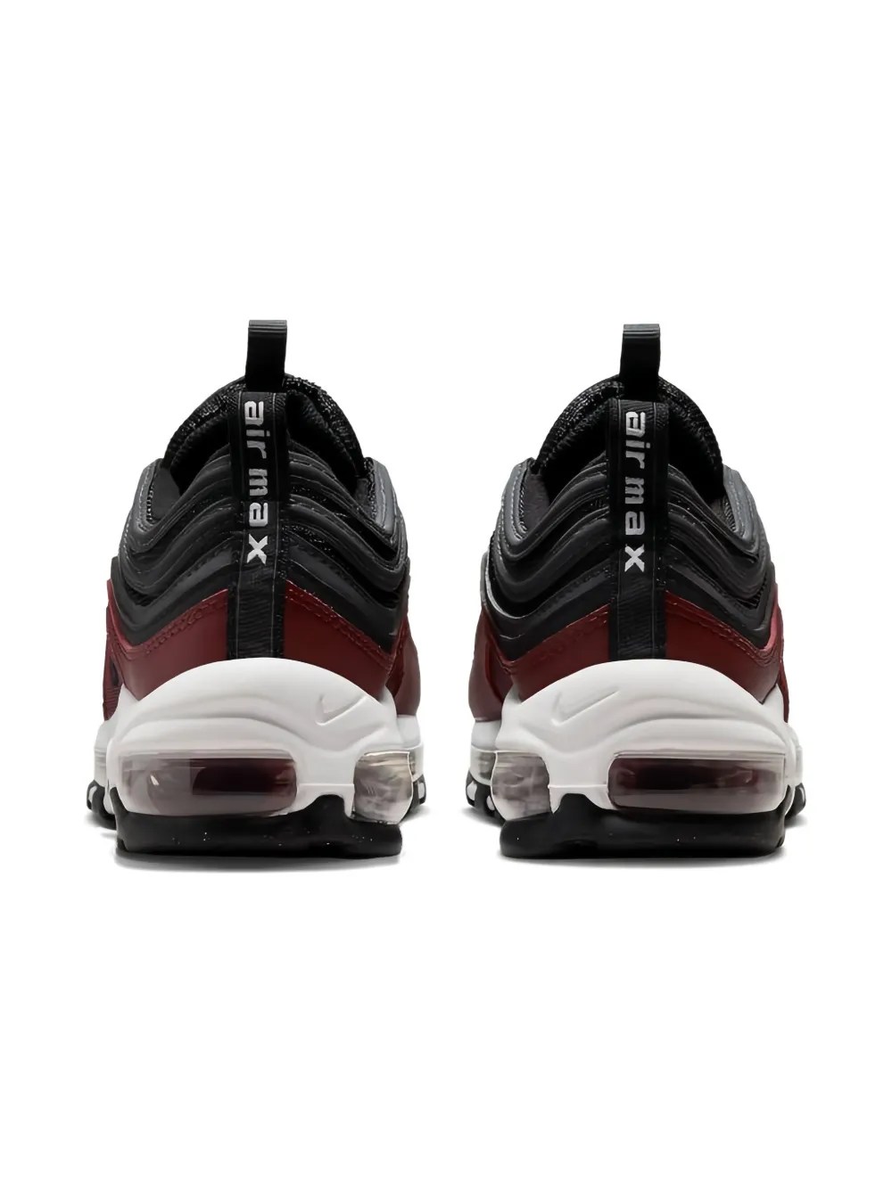Nike Kids Air Max 97 "Anthracite Team Red" sneakers Black