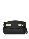 Ferragamo small Hug leather crossbody bag - Black