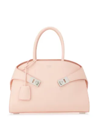 ショルダーバッグ・ポシェット Salvatore Ferragamo Pink Leather Large Hug Soft Shoulder Bag Salvatore Ferragamo Pink Leather Large Hug Soft Shoulder Bag