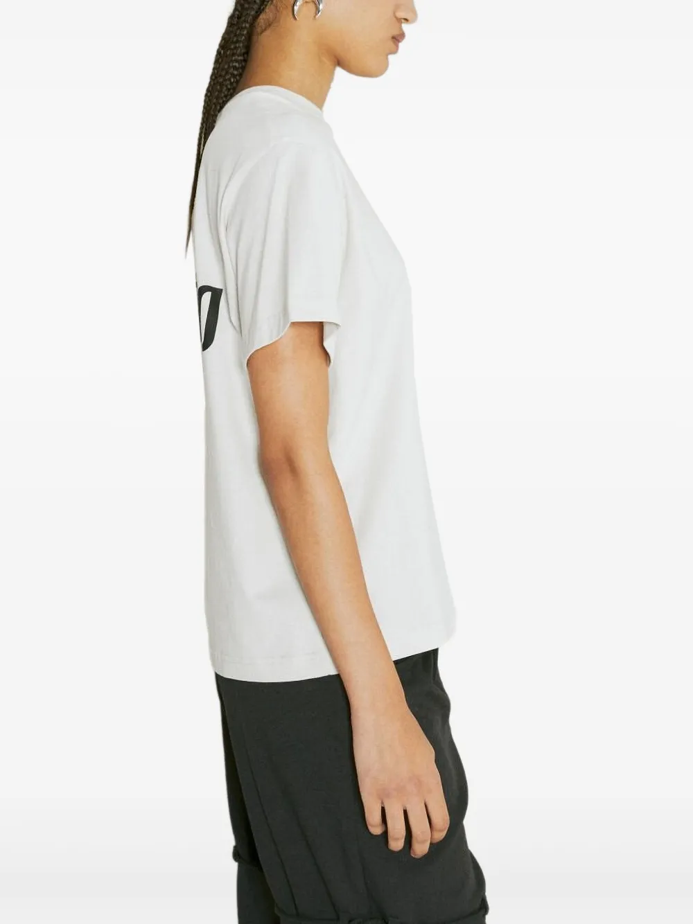 Song For The Mute Logo-print T-shirt In Weiss