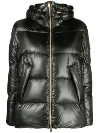 Tatras Padded Hooded Puffer Jacket | Green | FARFETCH JO