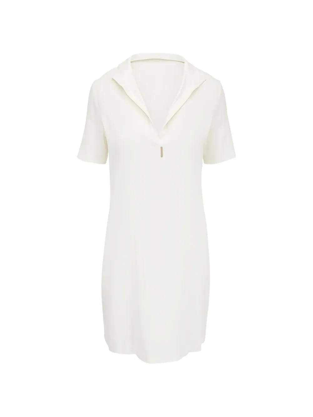 Peter Cohen Paola collared mini dress - Bianco