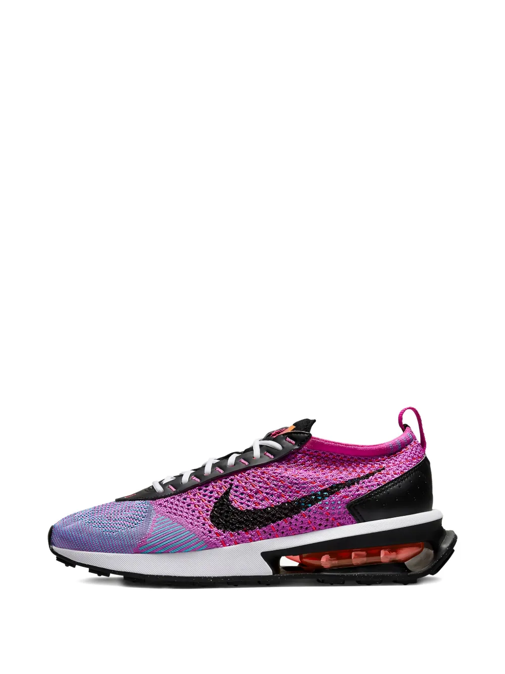 Nike Air Max Flyknit Racer "Fuchsia Dream/Black/Baltic Blue/Vivid Orange" sneakers | Low-Tops | Image 2
