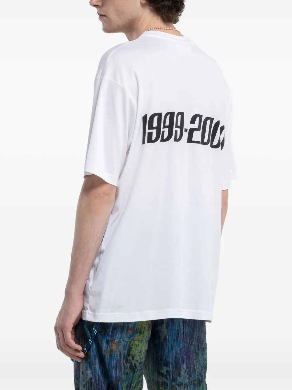 Song For The Mute T-shirt met logoprint Wit