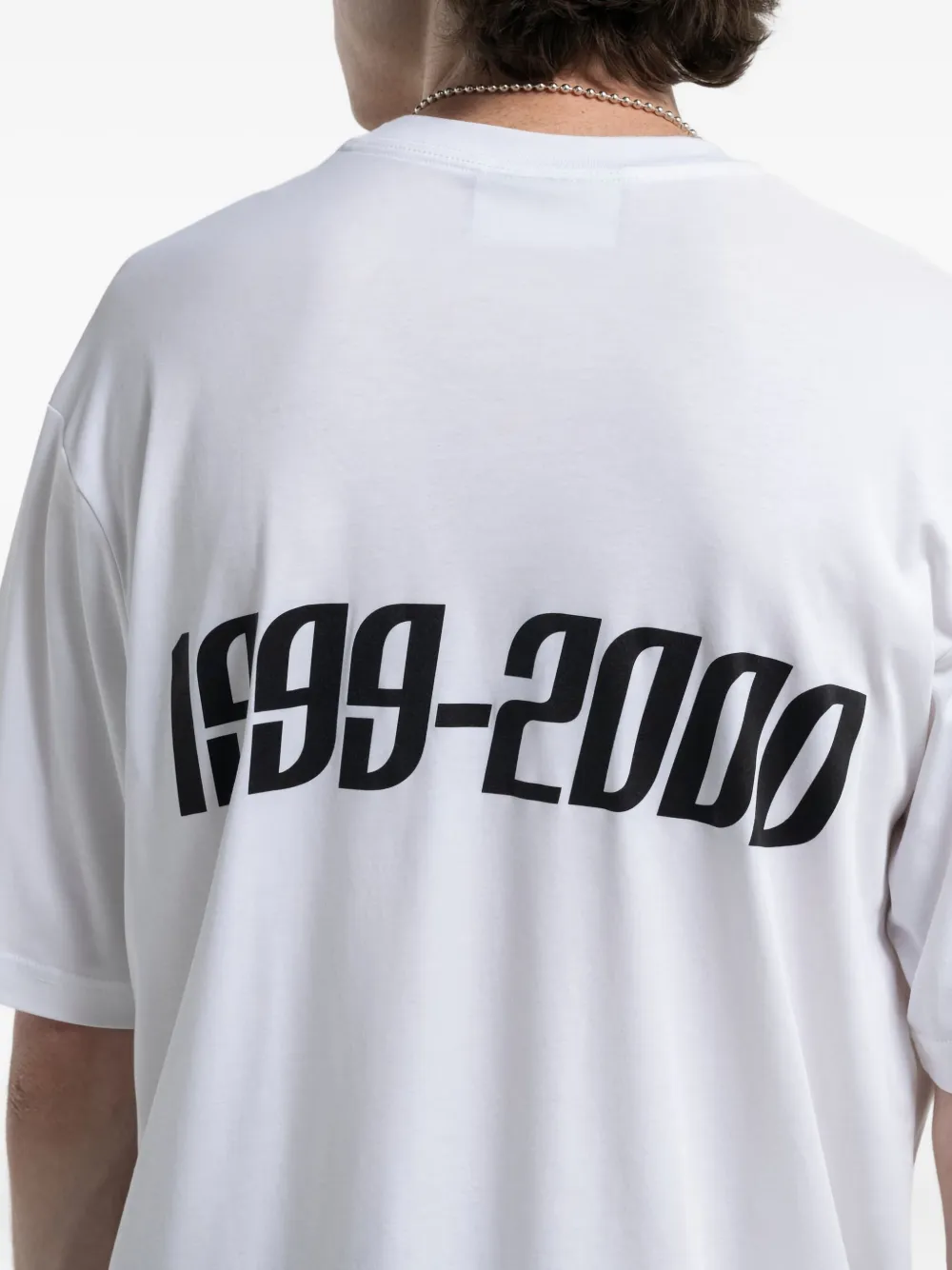 Song For The Mute T-shirt met logoprint Wit