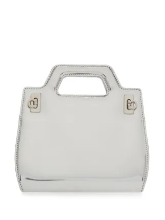 FERRAGAMO Wanda mini embellished leather tote | NET-A-PORTER