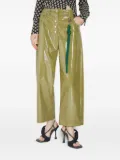 Song For The Mute high-shine trousers - Green