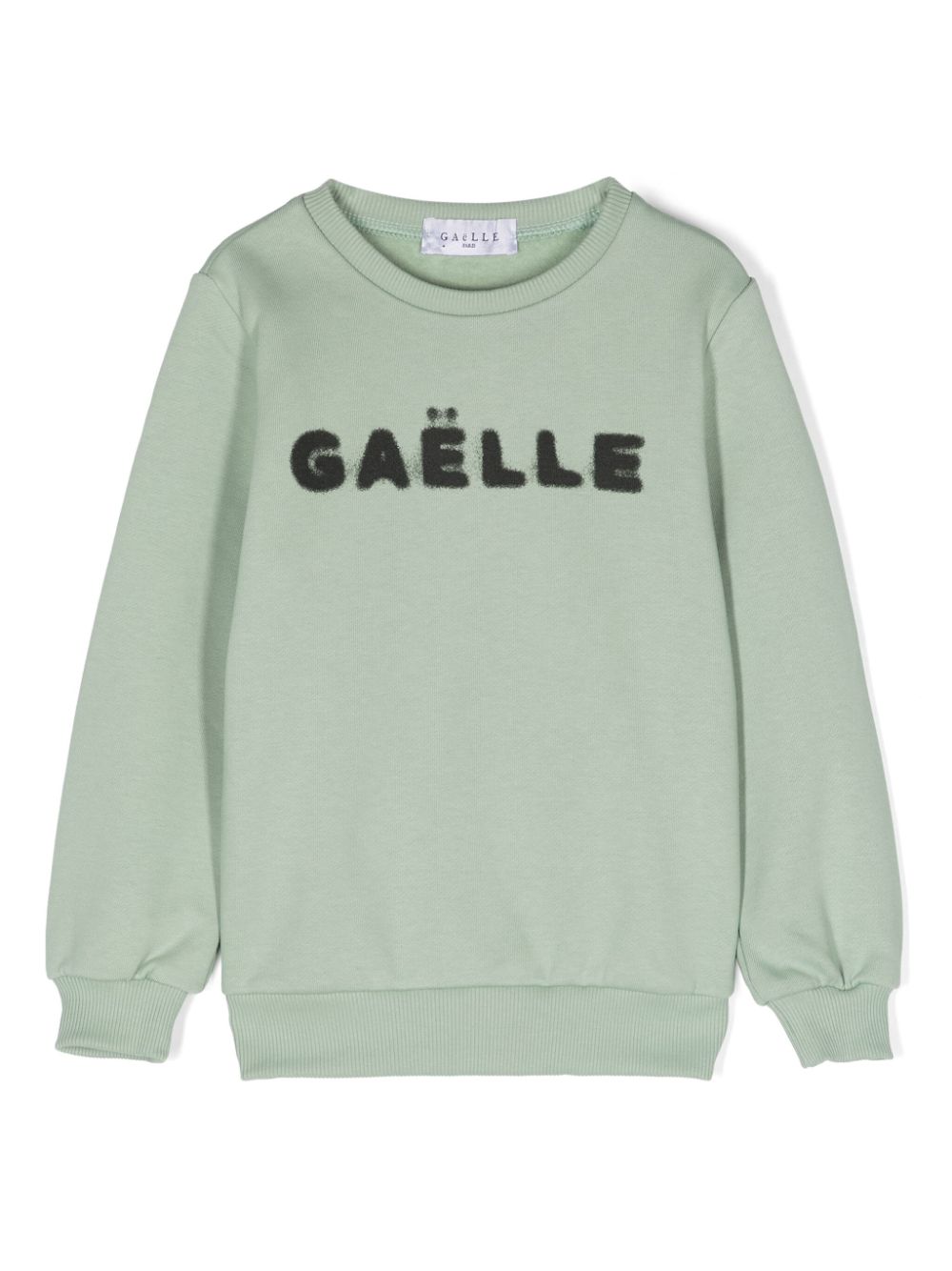 Gaelle Paris Kids Sweater met logoprint Groen