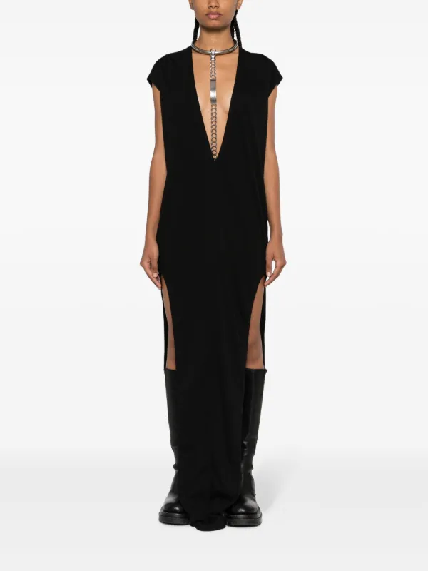 【送料&関税込】Rick Owens Arrowhead Gown Rick Owens Luxor Arrowhead Cotton Gown | Black | FARFETCH JO