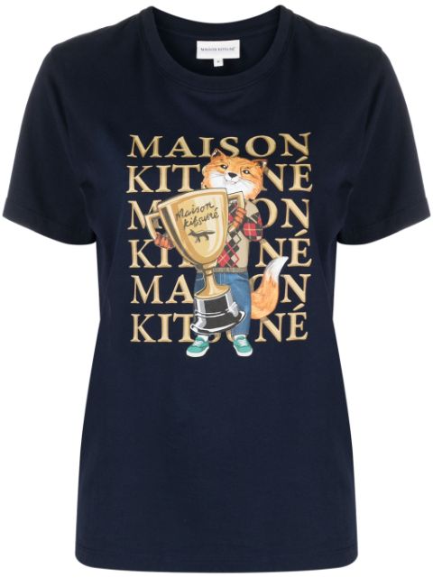 Maison Kitsune Fox Champion cotton T-shirt Women