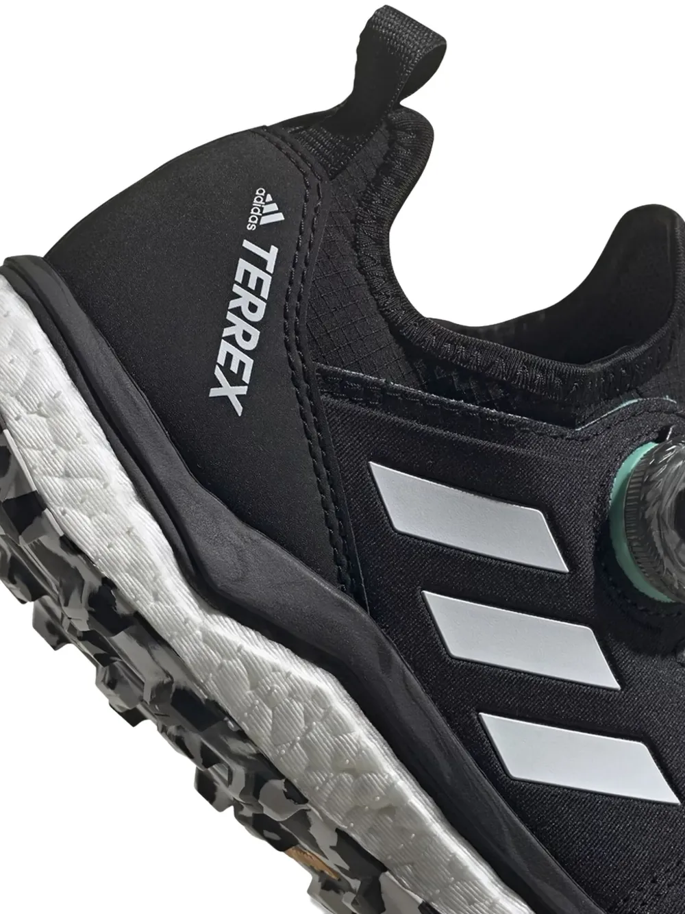 adidas Terrex Agravic BOA Trail Running "Core Black Cloud White Acid Mint" sneakers