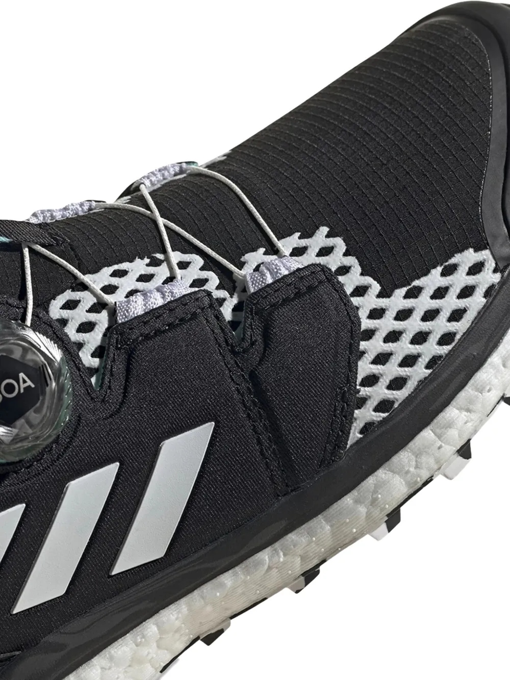 adidas Terrex Agravic BOA Trail Running "Core Black Cloud White Acid Mint" sneakers