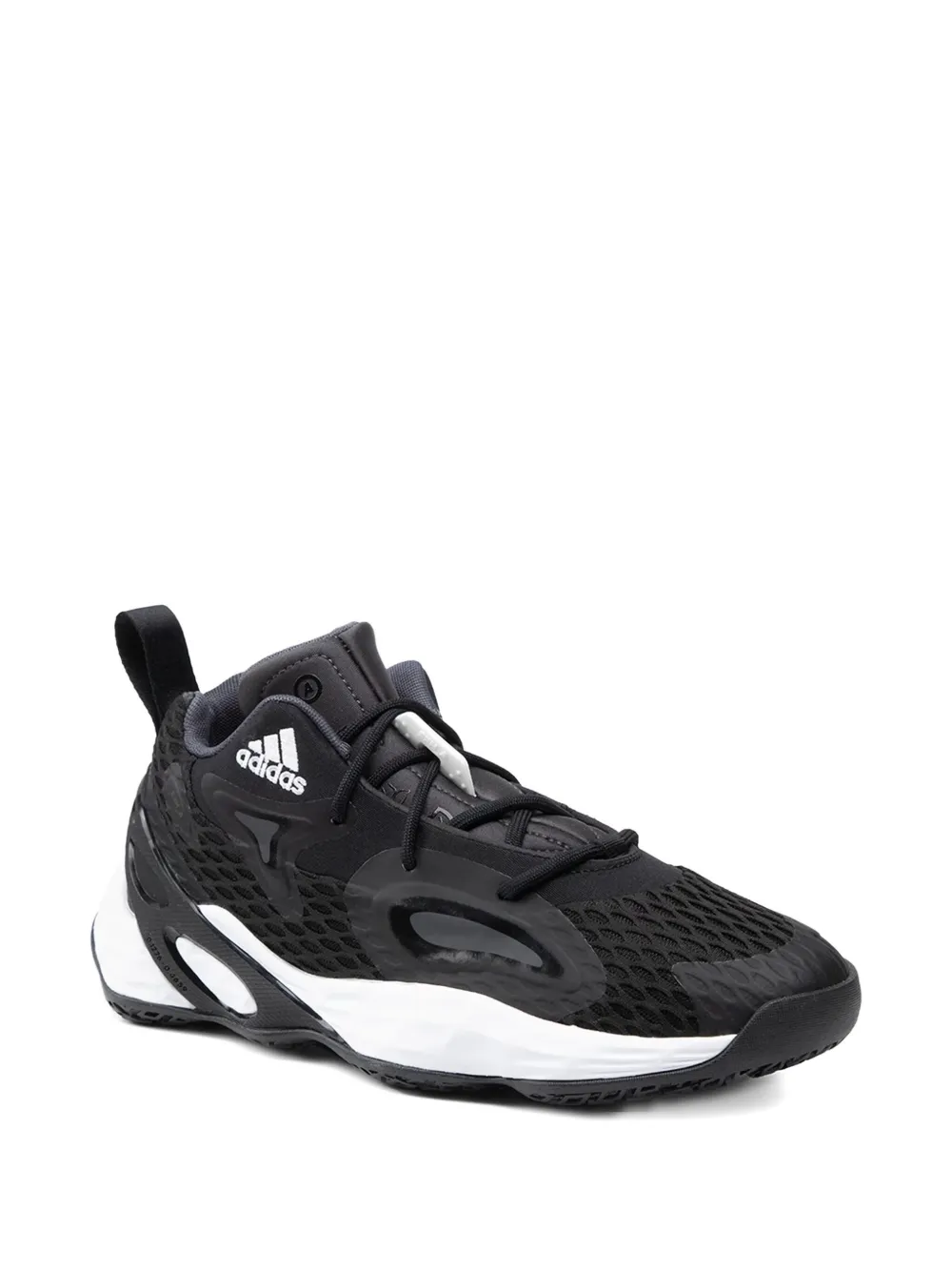 adidas Exhibit A "Core Black Silver Metallic Team Dark Grey" sneakers