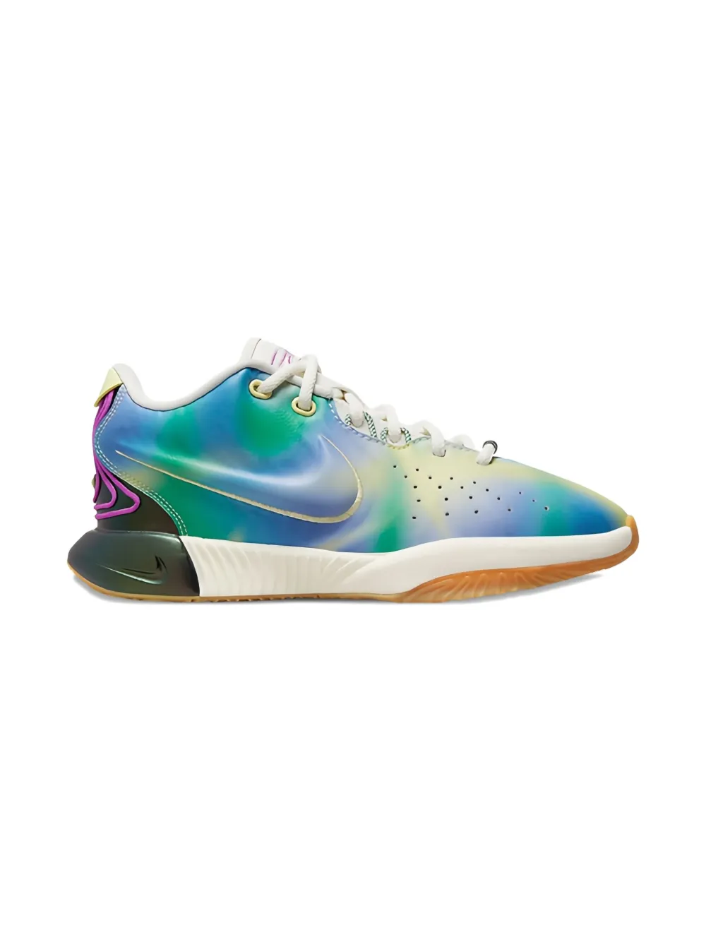 Nike Kids LeBron 21 "Multicolor" sneakers Blauw