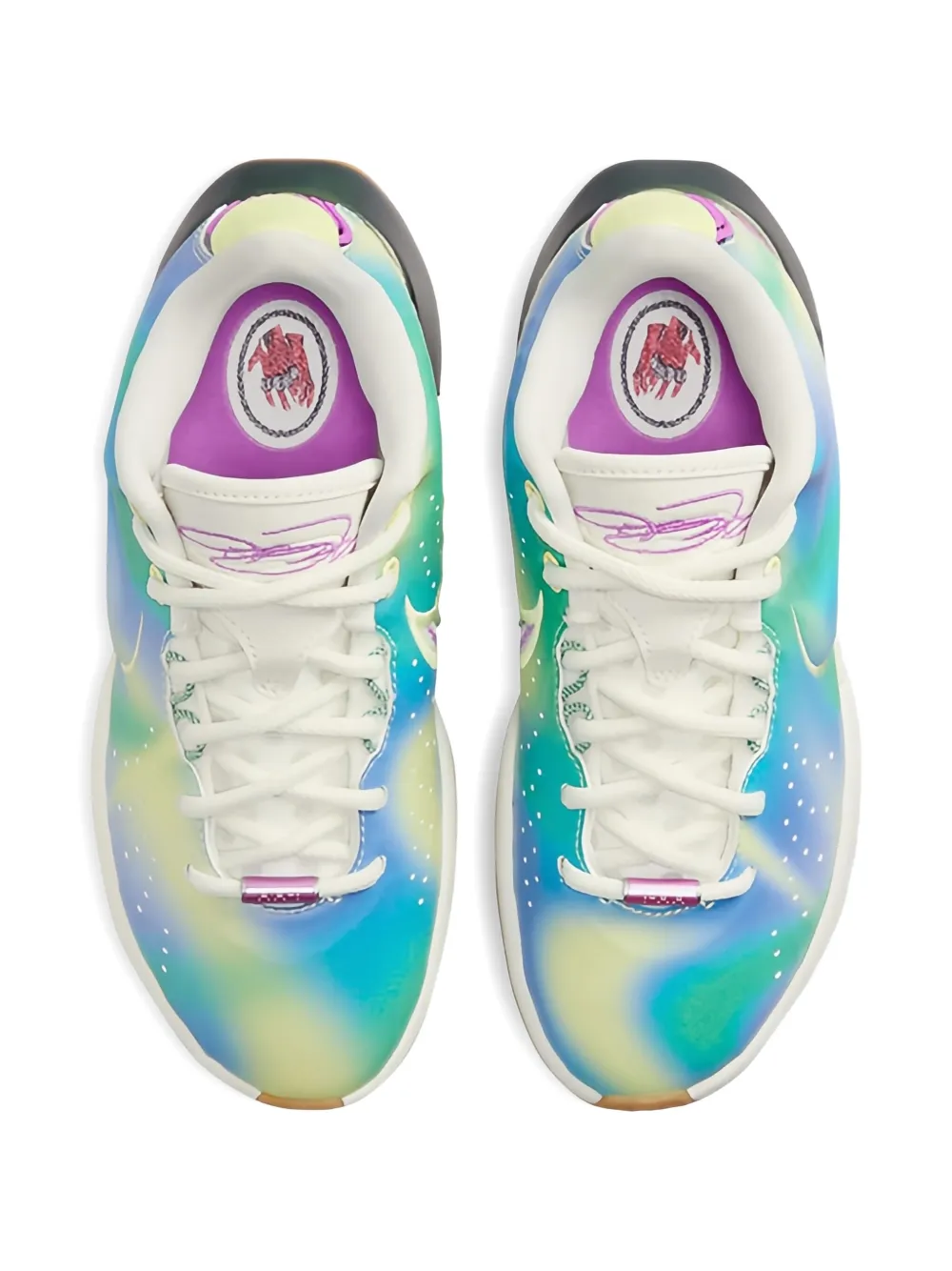 Nike Kids LeBron 21 "Multicolor" sneakers Blauw