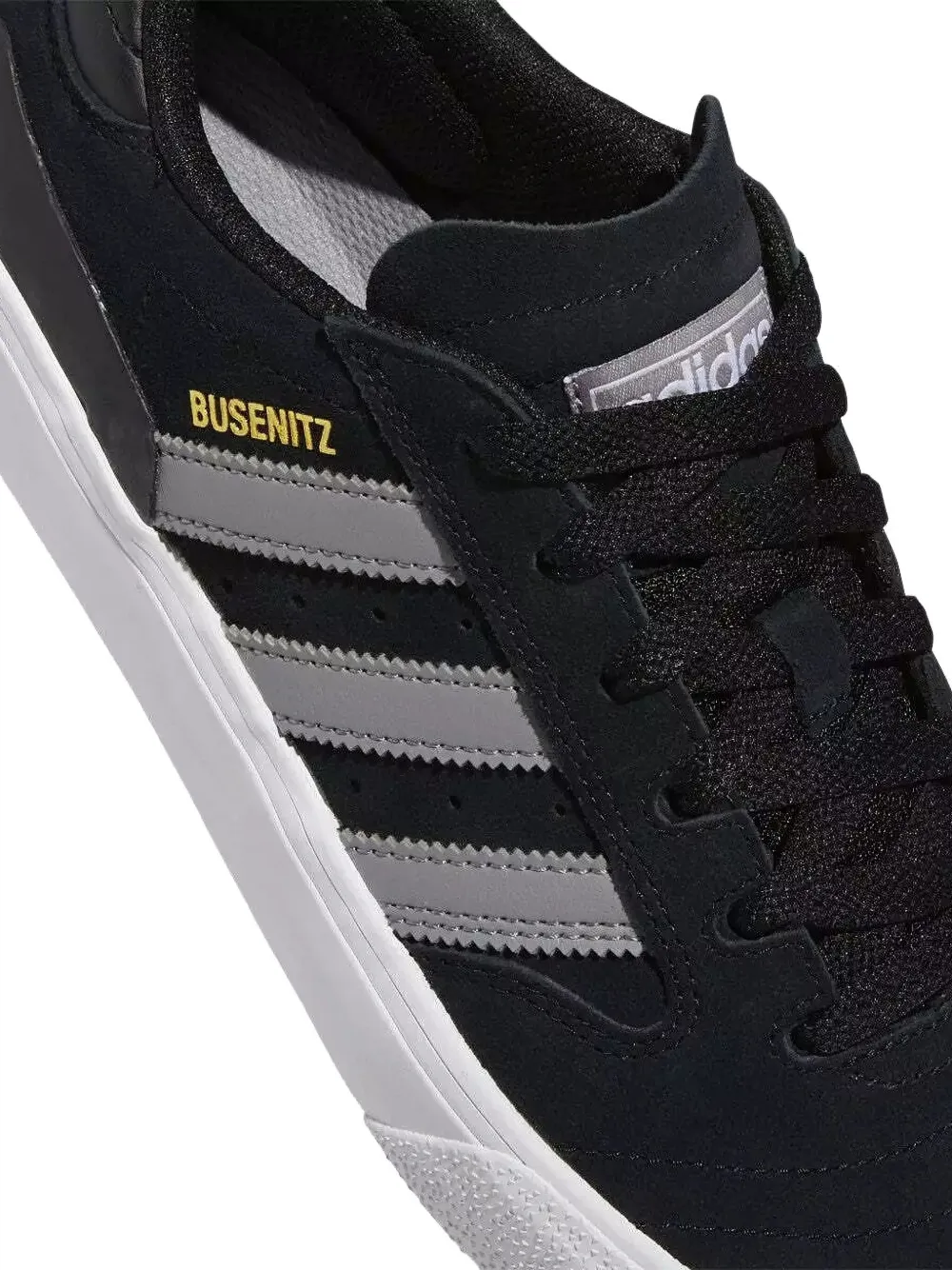 Adidas Originals Busenitz Vulc Ii "black/white" Sneakers In Black