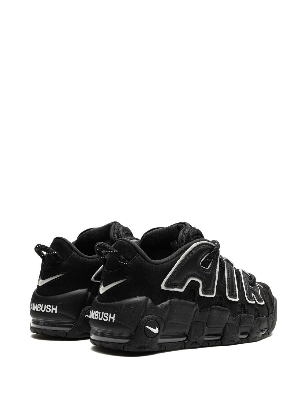 Shop Nike Air More Uptempo "ambush-black/white" Sneakers