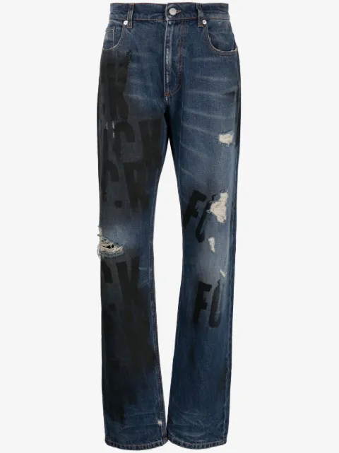 1017 ALYX 9SM distressed-effect straight-leg jeans 