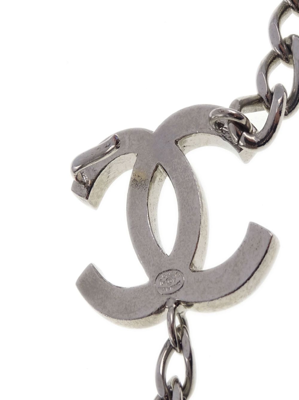 CHANEL Pre-Owned 2004 riem met schakelketting - Zilver