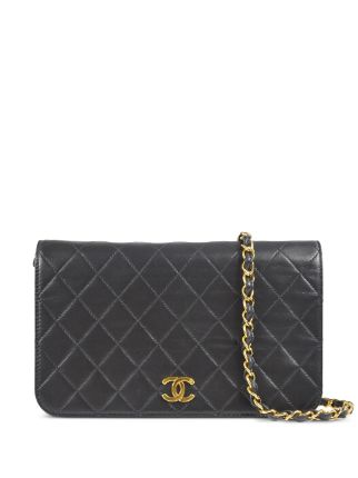 CHANEL Pre-Owned 1998 フルフラップ チェーン ショルダーバッグ