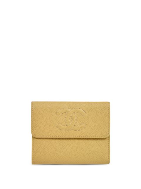 HOT SALE CHANEL 2000 CC trifold wallet Women