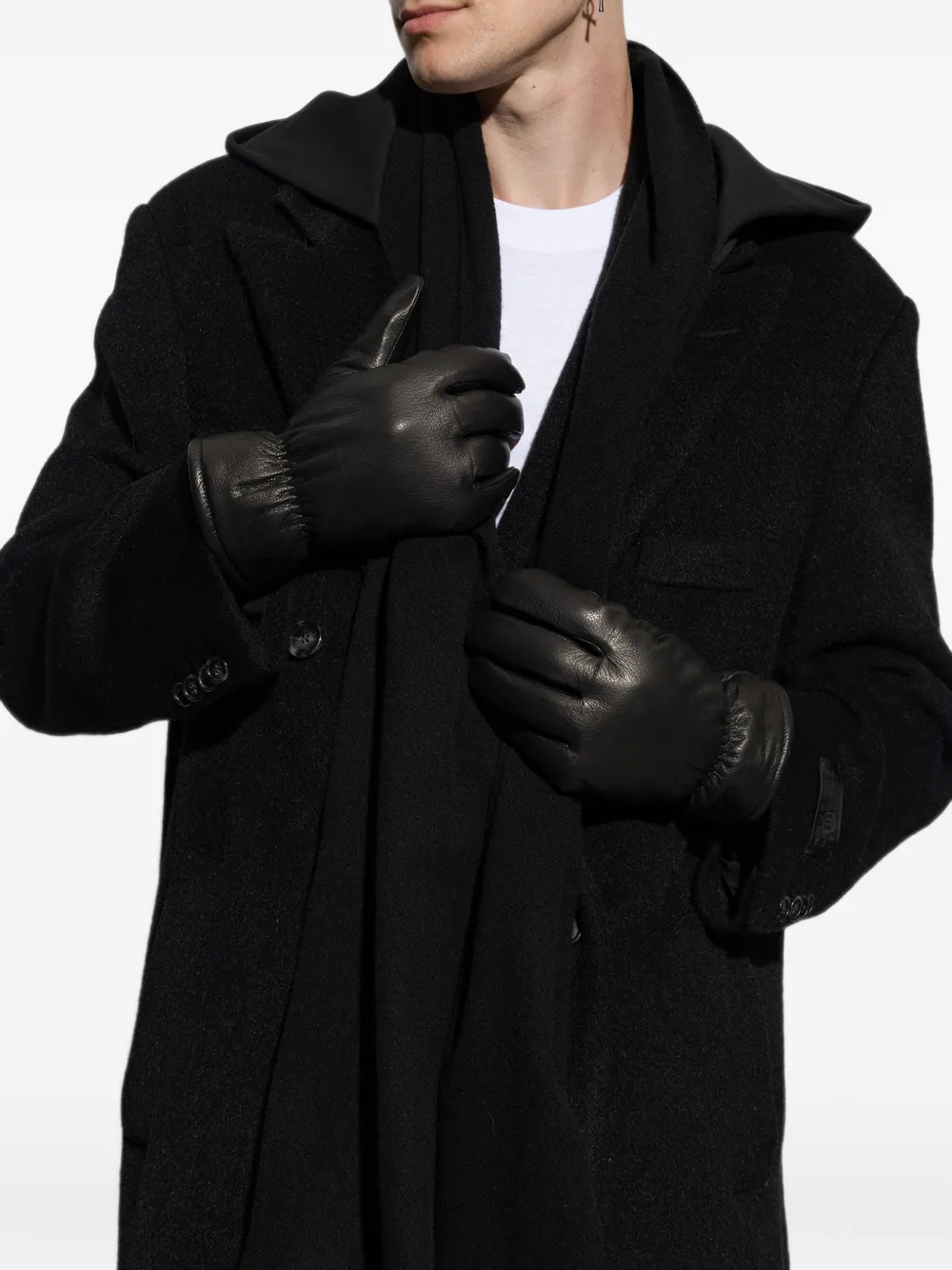Carharttwip Fonda Gloves ブラック M/L Carhartt WIP Fonda Leather Gloves | Black | FARFETCH