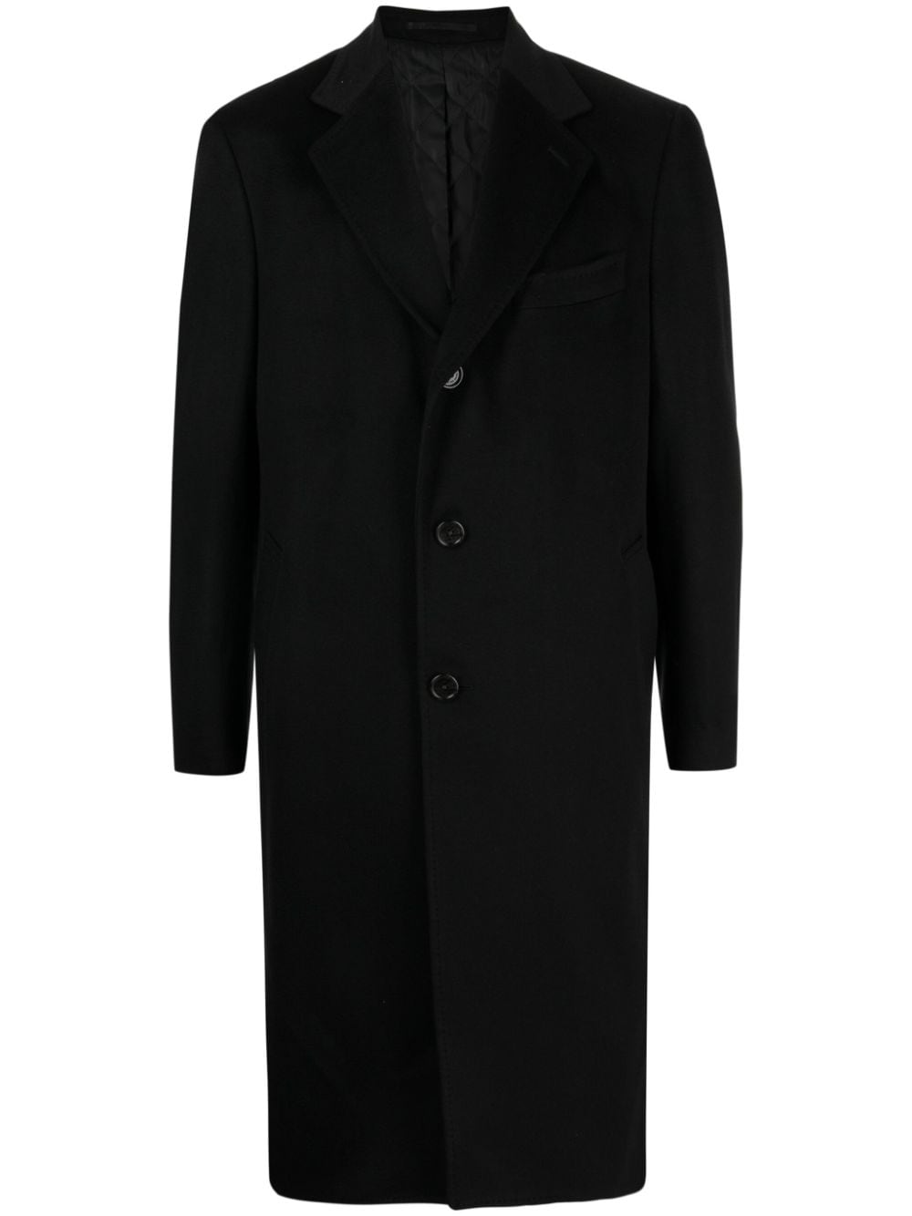 Man On The Boon. single-breasted cashmere coat - Nero