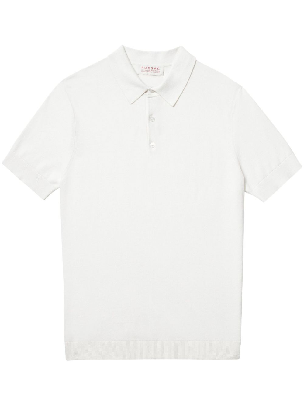 FURSAC knitted polo shirt - White