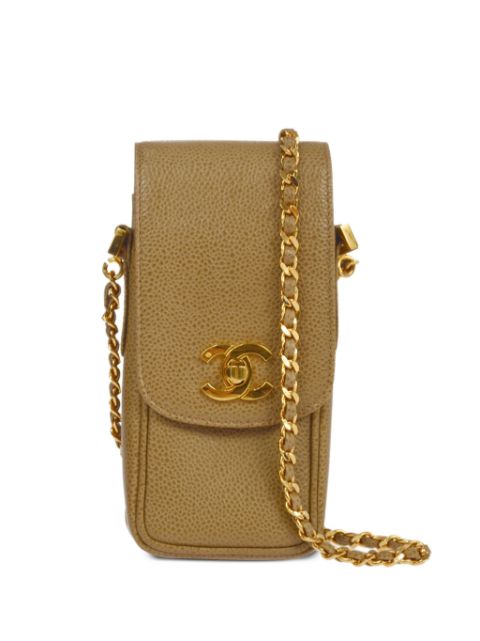 CHANEL 1995 mini CC turn-lock shoulder bag Women