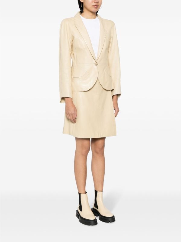 CHANEL Pre-Owned Embroidered two-piece Skirt Suit - Farfetch
