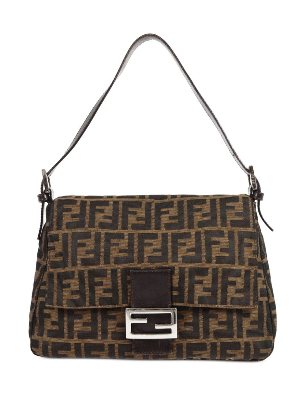 Fendi Pre-Owned Borsa a spalla Mamma Baguette Pre-owned anni '90-2000 - Marrone